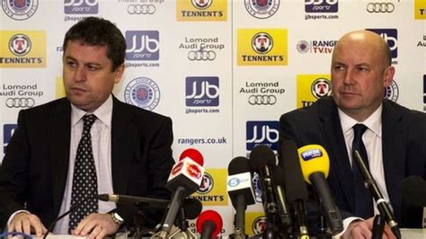 Ex Rangers Administrator Claims He Was Failed By Police Bbc News