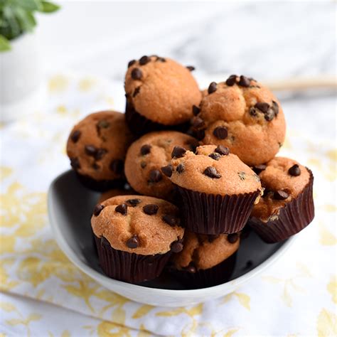 Chocolate Chip Mini Muffins - DIJAS Natural Foods