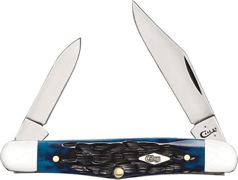 Case Xx Half Whittler Ocean Blue Bone 6208 Ss Stainless Folding Knife