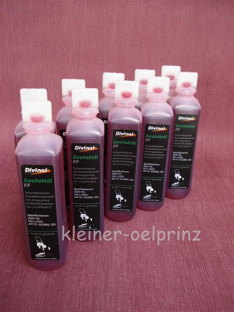 10 x 100 ml Divinol Zweitaktöl FF - www.kleiner-oelprinz.de