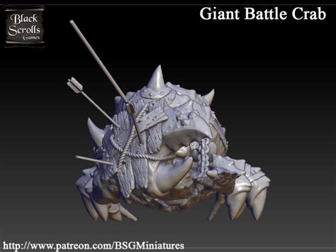 Giant Battle Crab Black Scrolls Games