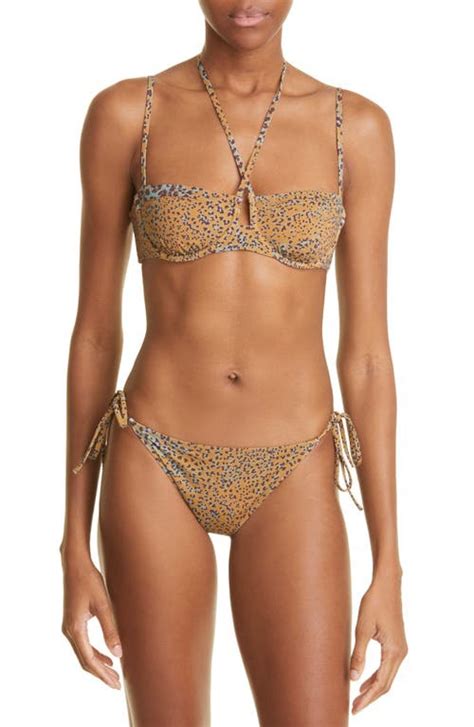 Buy Ulla Johnson Aleena Underwire Bikini Top Ocelot At Off