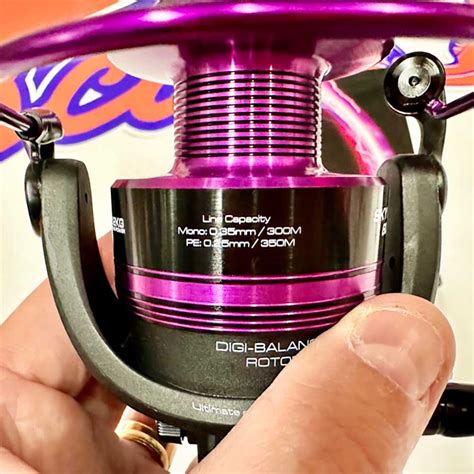 Carrete De Embarcacion Cinnetic Sky Line Gc Purple Slow Sal De Pesca