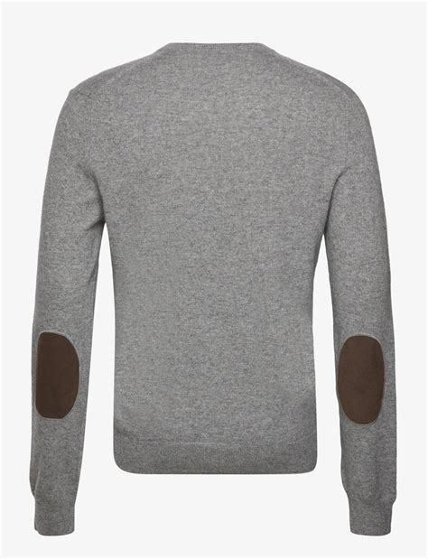 Hackett London Merino Cash Mix V Nck Grey Marlgrå 1649 Kr