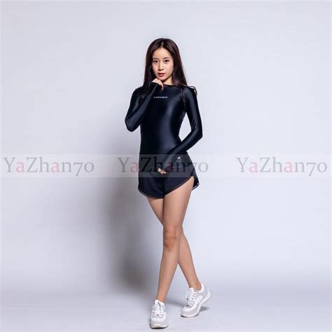 Leohex Women Swimwear Glossy Shiny Surfing Sexy Leotard Swimsuit