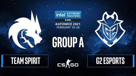 CS GO G2 Esports Vs Team Spirit Mirage Map 2 IEM Katowice 2021