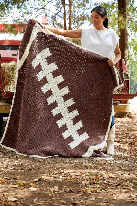 25 Free Crochet Football Pattern Ideas For Game Day Yarnique