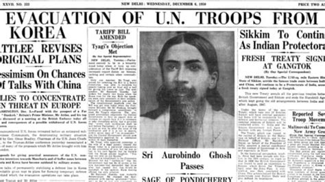 ht  day december   sri aurobindo ghosh passes india news