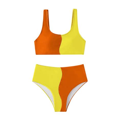 Skfvkab Women S Sexy Bikini Swimming Costume Split Swimming Bikinis Set