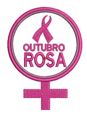 Matriz De Bordado Outubro Rosa Novembro Azul Elo