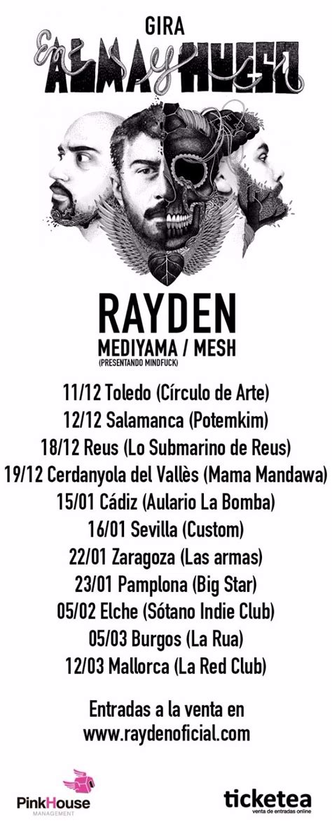 RAYDEN SUMA NUEVAS FECHAS A SU GIRA EN ALMA Y HUESO Pink House Management