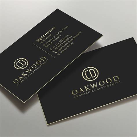 Oakwood CD business cards | Business card contest