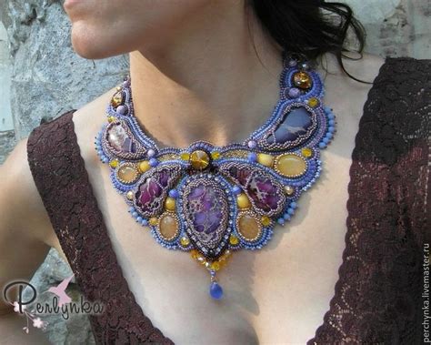 Bead Embroidery Necklace