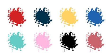 Premium Vector | Colorful paint brush splash