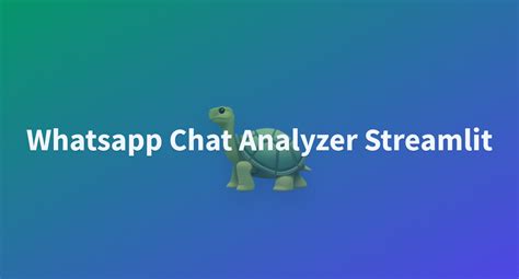 Irene Glez Whatsapp Chat Analyzer Streamlit At Main