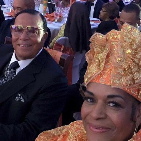 Minister Louis Farrakhan, 85 and his lovely wife, 84. I love seeing ...