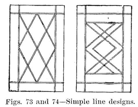 Simple Straight Line Art Designs