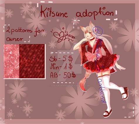 Kitsune Adoption Open By Leagueofmikasa On Deviantart