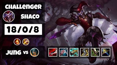 Shaco Vs Olaf TURKISH Challenger JUNGLE 18 0 8 V11 13 YouTube