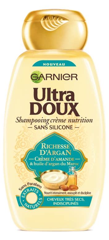 Shampooing crème nutrition Ultra Doux Richesse d Argan Garnier