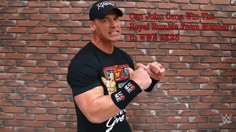 Can John Cena Win The Royal Rumble From Number 1 In Wwe 2k23 Youtube