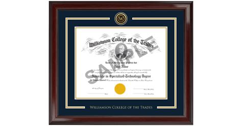 Williamson Diploma Frame Church Hill Classics