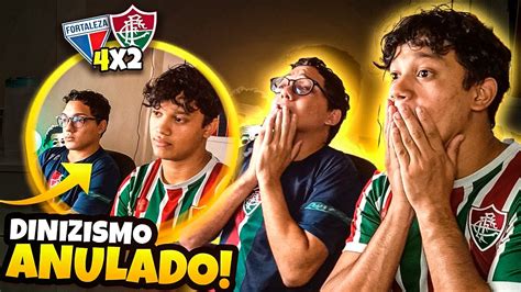 REACT FORTALEZA 4X2 FLUMINENSE l O LEÃO PAROU O DINIZISMO l