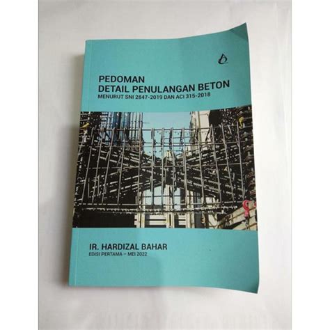 Jual Buku Teknik Sipil PEDOMAN DETAIL PENULANGAN BETON Menurut SNI