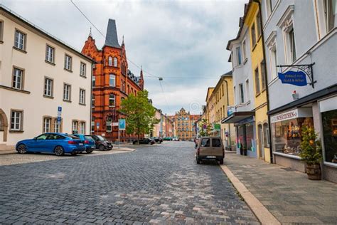 Altstadt Street In Old Town Of Hof Editorial Photo Image Of Summer