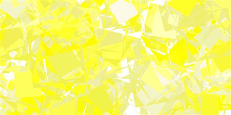 Light Yellow vector pattern with polygonal shapes. 10887475 Vector Art ...