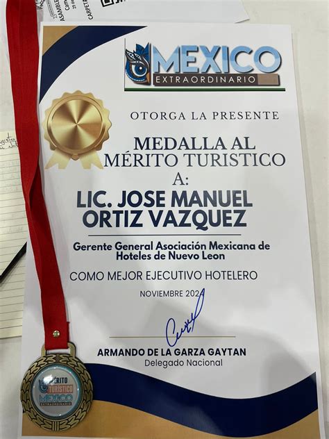 Reconocimiento a la Excelencia Hotelera: José Manuel Ortiz es