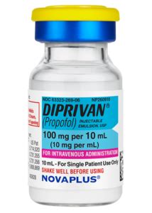 Ordering Center NOVAPLUS DIPRIVAN Propofol Injectable Emulsion USP