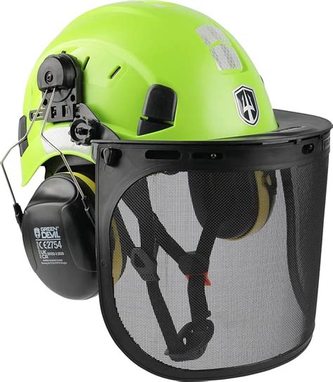 Green Devil Casco Protettivo Per Motosega Protezione Forestale Casco