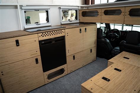 The interior of my Jeep Camper, built to drive around the world : r/pics