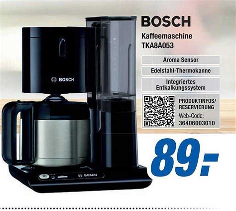 Bosch Kaffeemaschine Tka8a053 Angebot Bei Expert Bening 1Prospekte De