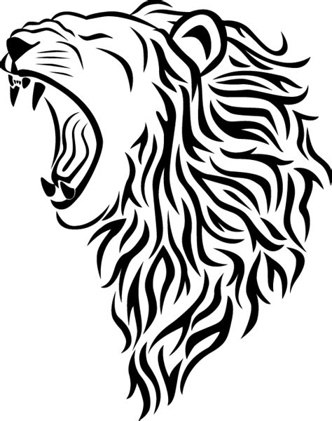 Tribal Lion Tattoos - ClipArt Best