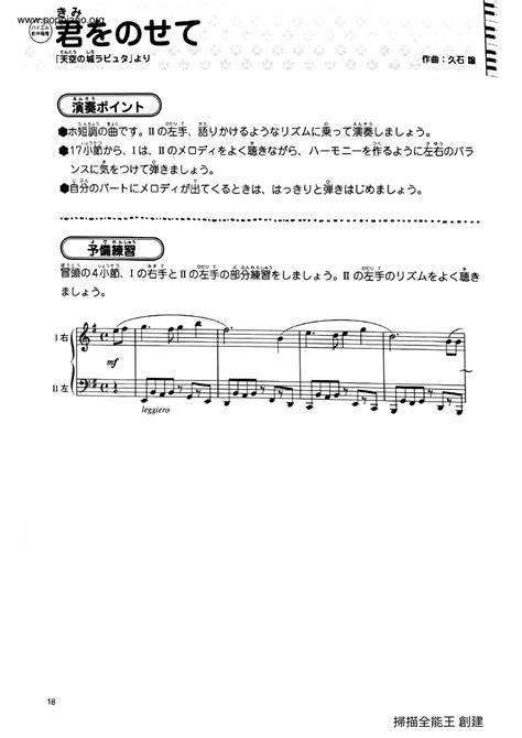 Joe Hisaishi Laputa Castle In The Sky Carrying You Duet Pdf