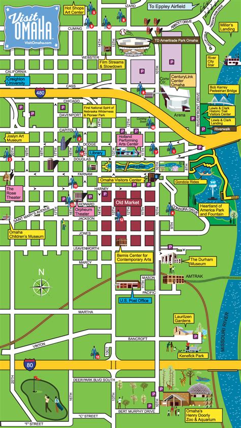 Map Of Omaha Old Market - Fredi Jo-Anne