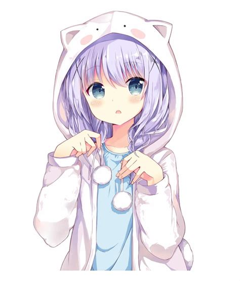 Cute Anime Hoodie Girl Wallpapers - Wallpaper Cave