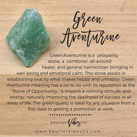 Green Aventurine is said to benefit one in all areas of creativity, and ...