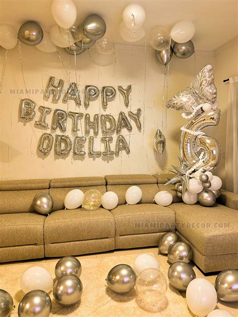 Miami Balloon Decor For Birthday - Miami Party Decor - Party