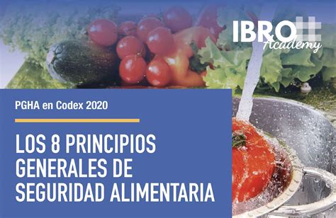 Los 8 Principios Generales De La Seguridad Alimentaria Codex 2020 Ibro