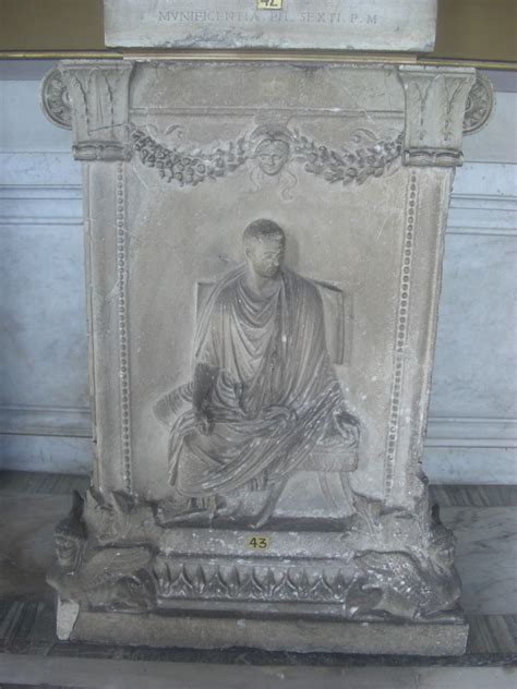 Funerary Monuemnt Of A Togate Man Rome Vatican Museum Flickr