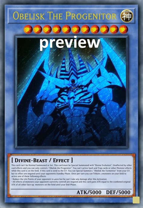 Yugioh God Cards Obelisk The Tormentor