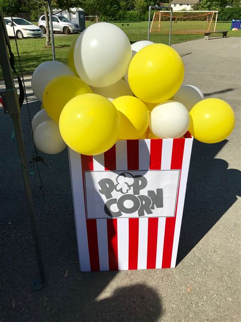 Carnival balloon popcorn DIY | Carnival themed party, Diy carnival ...