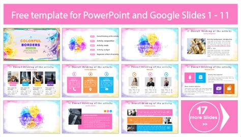 Colorful border Template - PowerPoint Templates and Google Slides