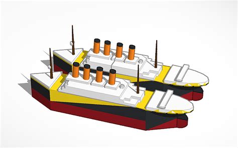 design mini rms titanic tinkercad