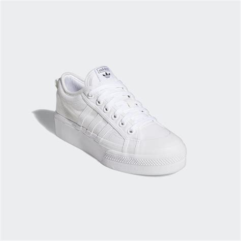 Women S Shoes Nizza Platform Shoes White Adidas Egypt