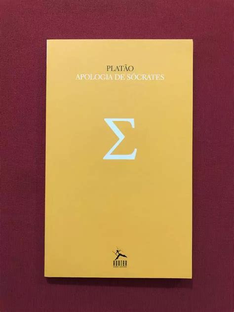 Livro Apologia De Sócrates Platão Ed Hunter Seminovo