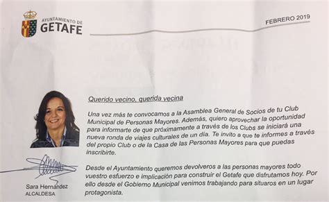 Sara Hernández empapela Getafe con propaganda a 70 días de las